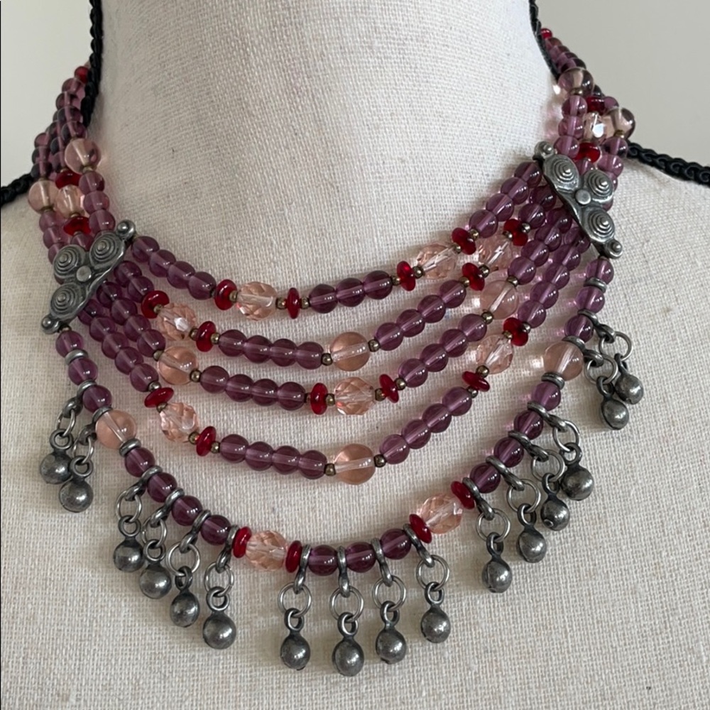 Ben Amun Beaded Choker Necklace